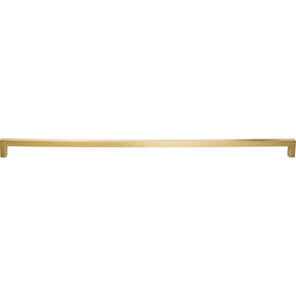 Elements 625-448SBZ: 448 mm cc Stanton Square Bar Cabinet Pull - Satin Bronze