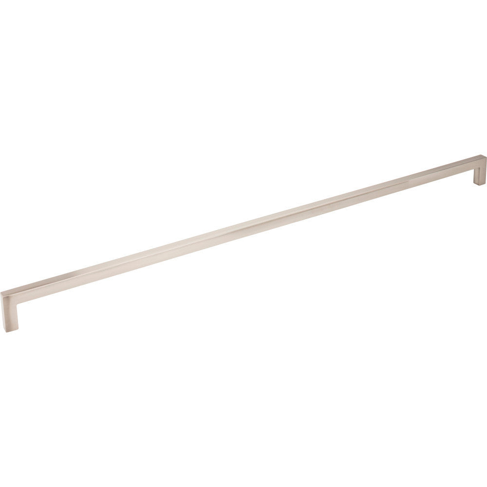 Elements 625-448SN: 448 mm cc Stanton Square Bar Cabinet Pull - Satin Nickel