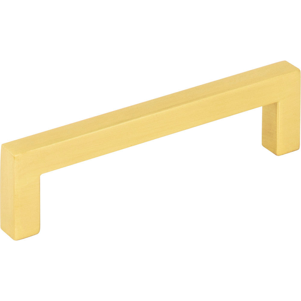 Elements 625-96BG: 96 mm cc Stanton Square Bar Cabinet Pull - Brushed Gold