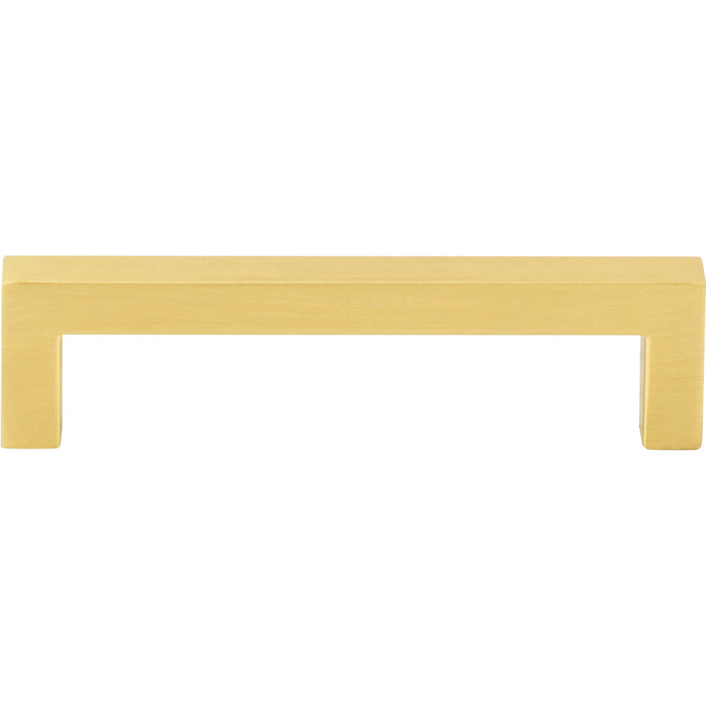 Elements 625-96BG: 96 mm cc Stanton Square Bar Cabinet Pull - Brushed Gold