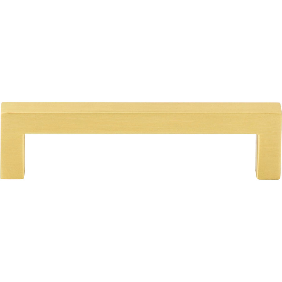 Elements 625-96BG: 96 mm cc Stanton Square Bar Cabinet Pull - Brushed Gold