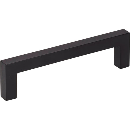 Elements 625-96MB: 96 mm cc Stanton Square Bar Cabinet Pull - Matte Black