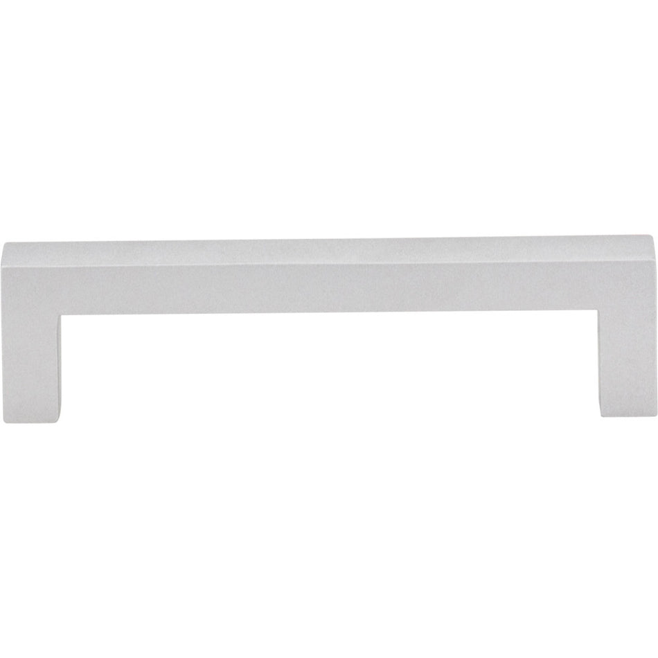 Elements 625-96MS: 96 mm cc Stanton Square Bar Cabinet Pull - Matte Silver