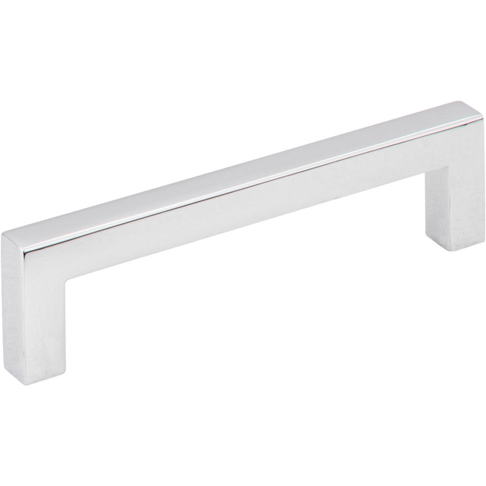 Elements 625-96PC: 96 mm cc Stanton Square Bar Cabinet Pull - Polished Chrome