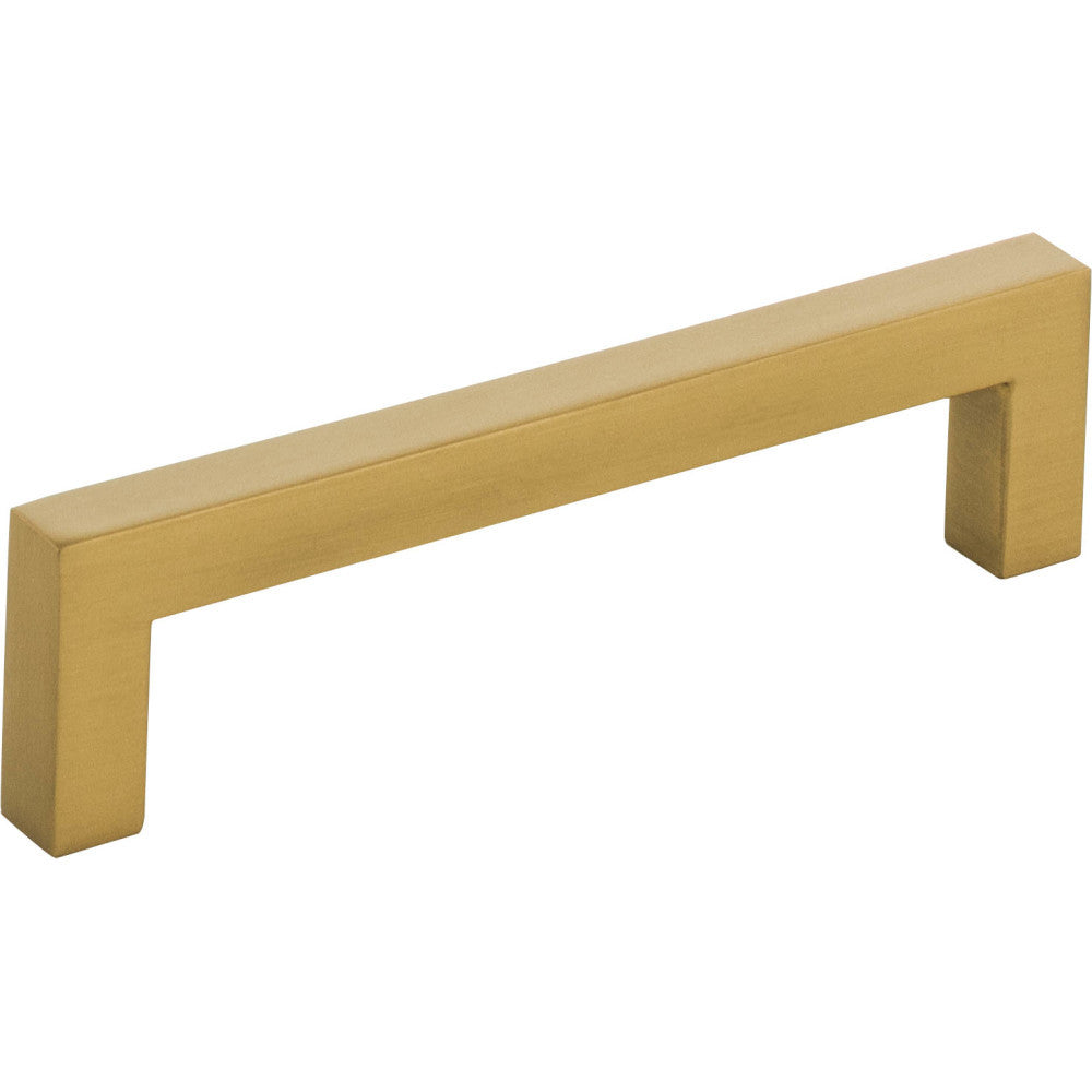 Elements 625-96SBZ: 96 mm cc Stanton Square Bar Cabinet Pull - Satin Bronze
