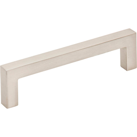 Elements 625-96SN: 96 mm cc Stanton Square Bar Cabinet Pull - Satin Nickel