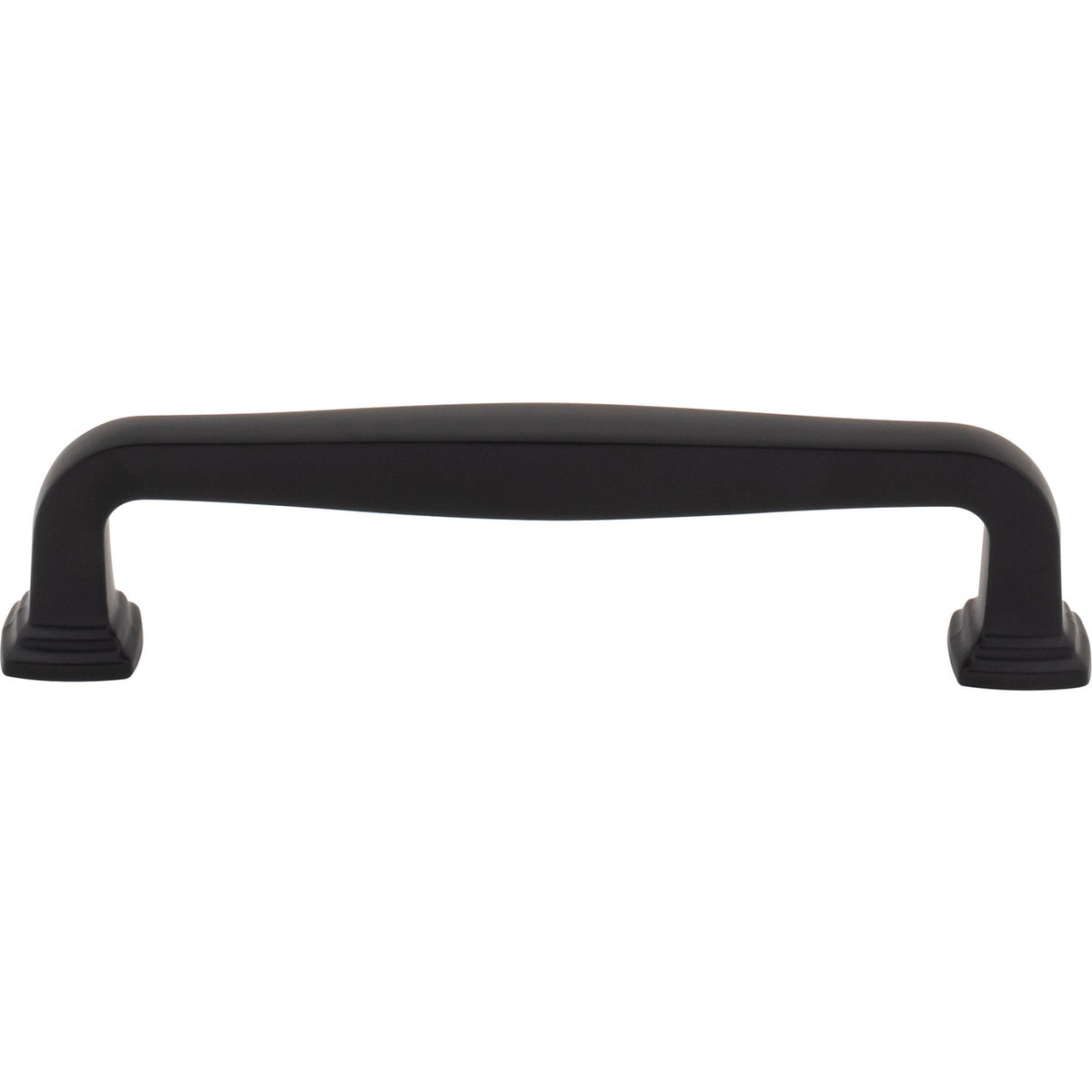 Jeffrey Alexander 782-128MB: 128mm cc Fontana Bar Cabinet Pull - Matte Black