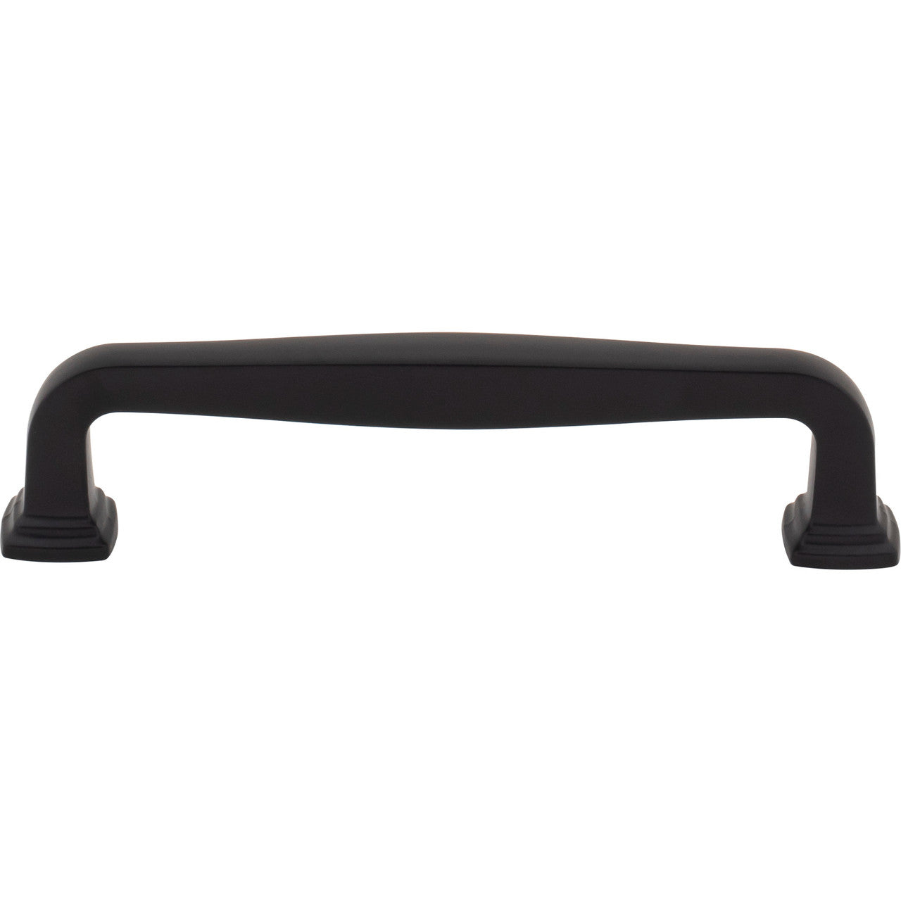 Jeffrey Alexander 782-128MB: 128mm cc Fontana Bar Cabinet Pull - Matte Black