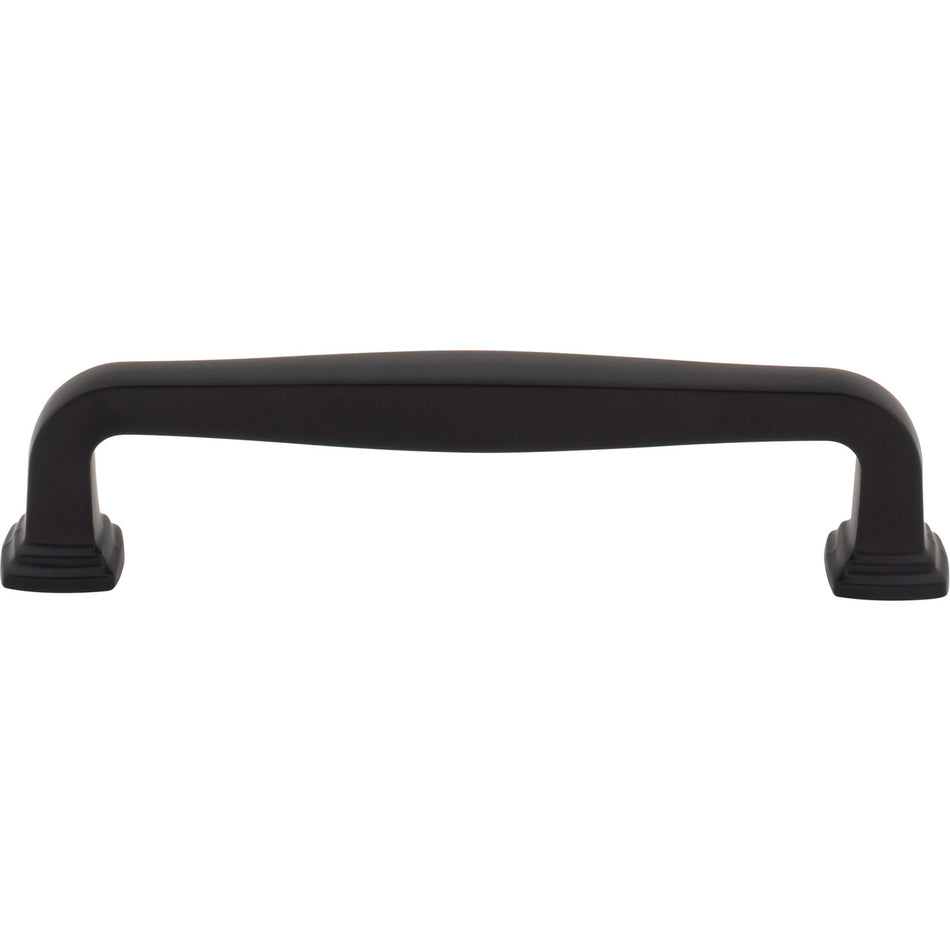 Jeffrey Alexander 782-128MB: 128mm cc Fontana Bar Cabinet Pull - Matte Black