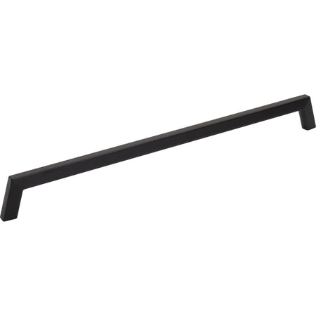Jeffrey Alexander 566-305MB: 305mm cc Ivan Bar Cabinet Pull - Matte Black