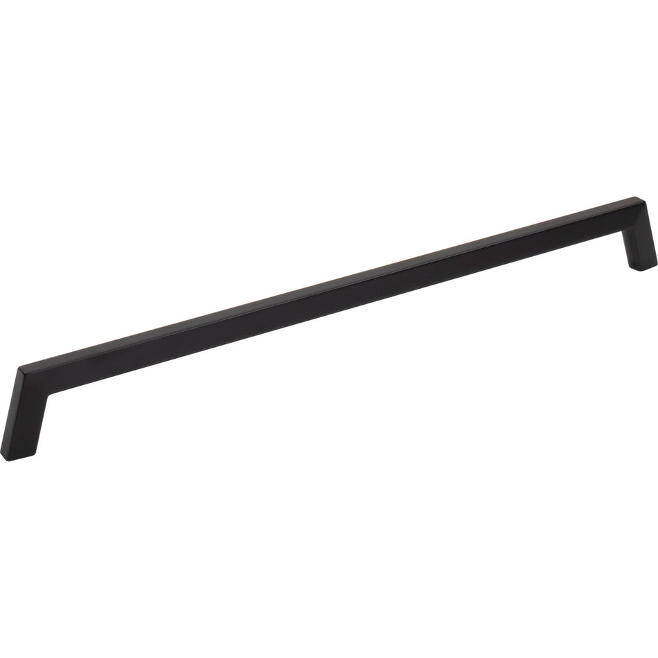 Jeffrey Alexander 566-305MB: 305mm cc Ivan Bar Cabinet Pull - Matte Black