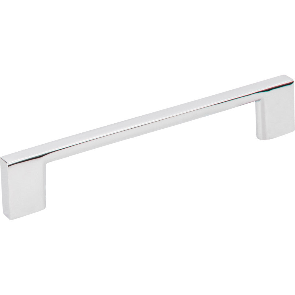 Jeffrey Alexander 635-128PC: 128mm cc Sutton Square Bar Cabinet Pull - Polished Chrome