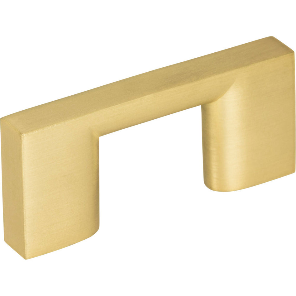 Jeffrey Alexander 635-32BG: 32mm cc Sutton Square Bar Cabinet Pull - Brushed Gold