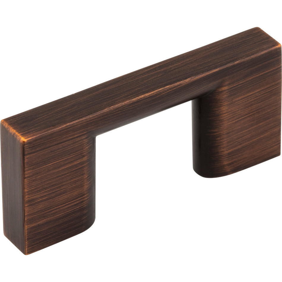 Jeffrey Alexander 635-32DBAC: 32mm cc Sutton Square Bar Cabinet Pull - Brushed Oil Rubbed Bronze