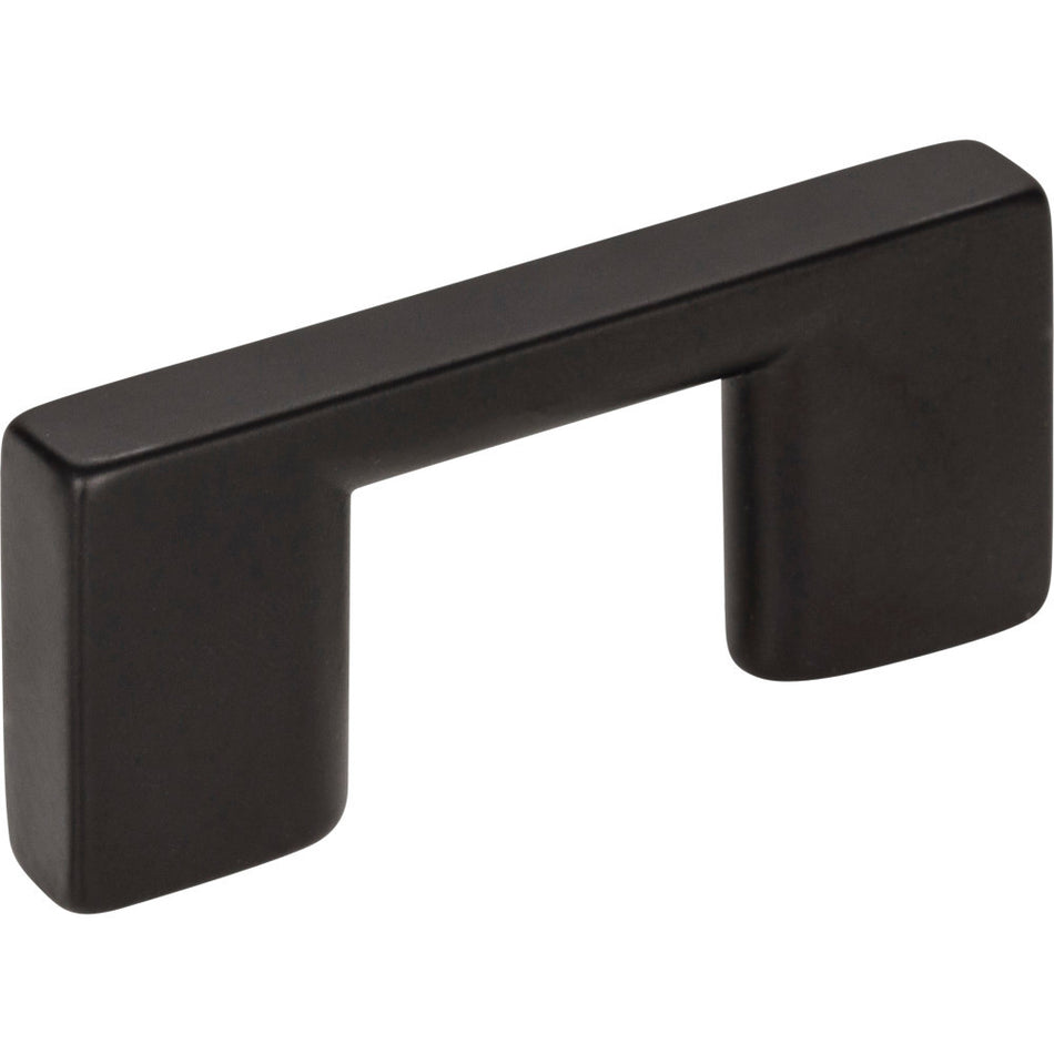 Jeffrey Alexander 635-32MB: 32mm cc Sutton Square Bar Cabinet Pull - Matte Black
