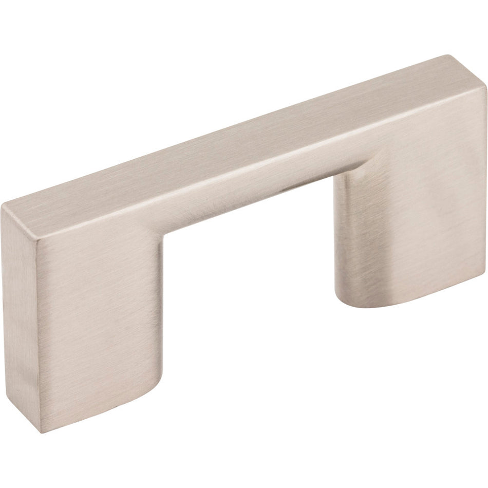 Jeffrey Alexander 635-32SN: 32mm cc Sutton Square Bar Cabinet Pull - Satin Nickel