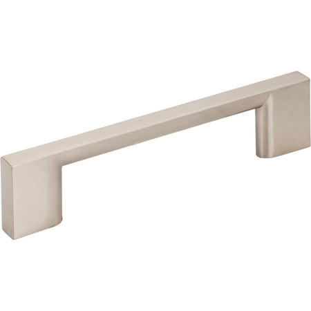 Jeffrey Alexander 635-96SN: 96mm cc Sutton Square Bar Cabinet Pull - Satin Nickel