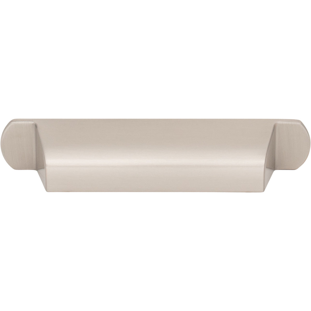 Top Knobs TK3361BSN: 3-3/4" Cressing Cup Cabinet Pull - Brushed Satin Nickel