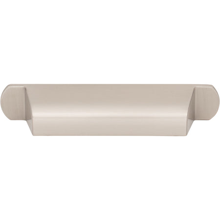 Top Knobs TK3361BSN: 3-3/4" Cressing Cup Cabinet Pull - Brushed Satin Nickel