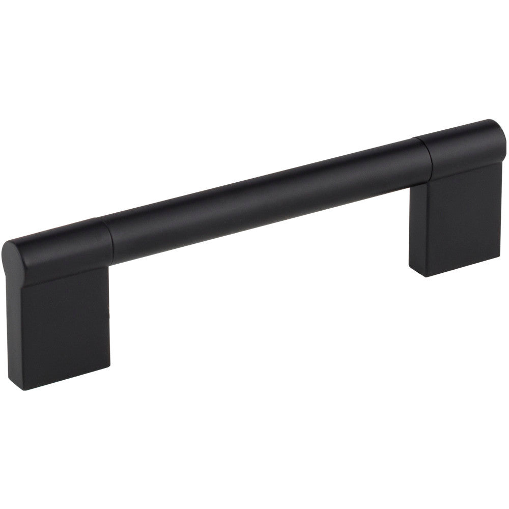 Elements 645-128MB: 128 mm cc Knox Round Bar Cabinet Pull - Matte Black