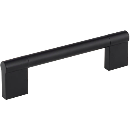 Elements 645-128MB: 128 mm cc Knox Round Bar Cabinet Pull - Matte Black