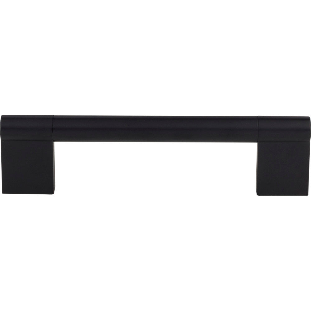 Elements 645-128MB: 128 mm cc Knox Round Bar Cabinet Pull - Matte Black