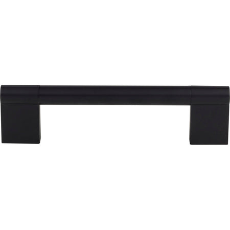 Elements 645-128MB: 128 mm cc Knox Round Bar Cabinet Pull - Matte Black