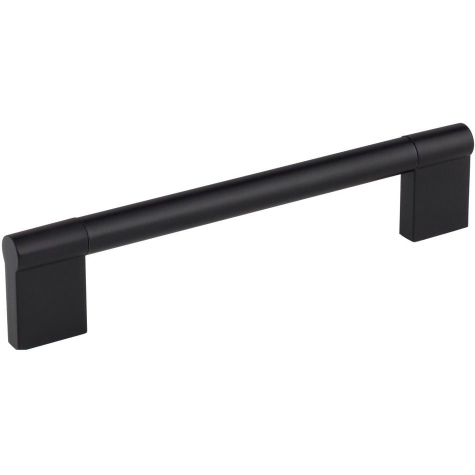Elements 645-160MB: 160 mm cc Knox Round Bar Cabinet Pull - Matte Black