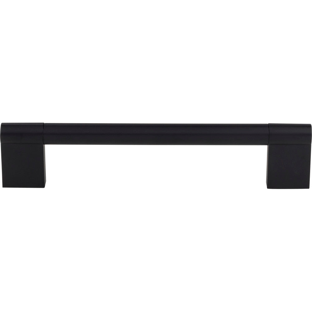Elements 645-160MB: 160 mm cc Knox Round Bar Cabinet Pull - Matte Black
