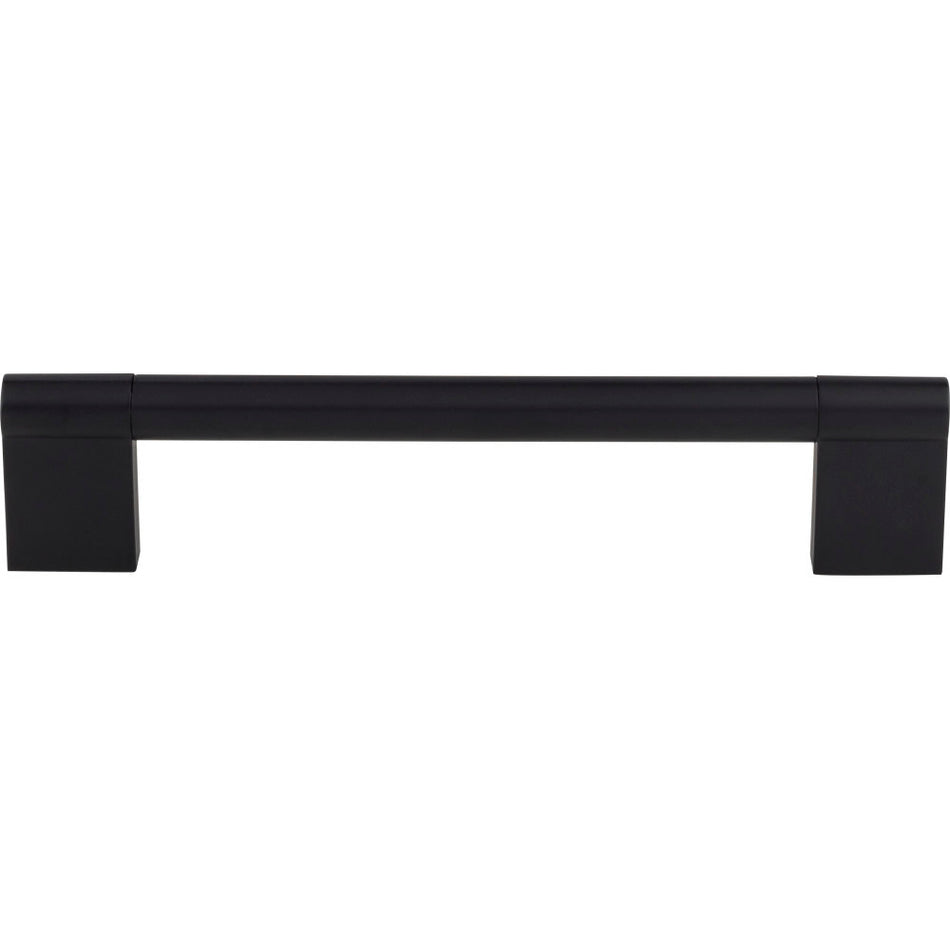 Elements 645-160MB: 160 mm cc Knox Round Bar Cabinet Pull - Matte Black