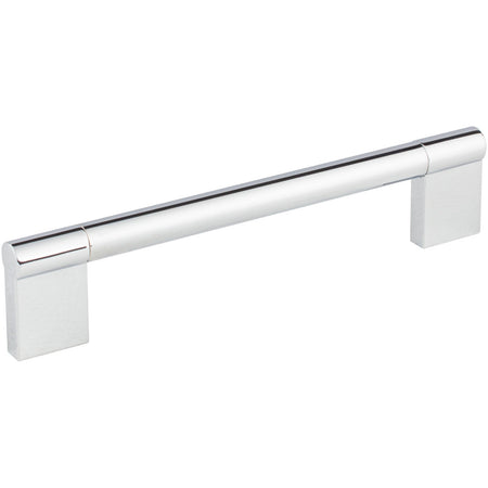 Elements 645-160PC: 160 mm cc Knox Round Bar Cabinet Pull - Polished Chrome