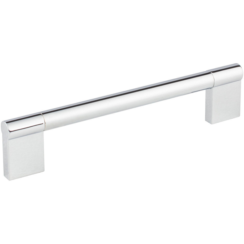 Elements 645-160PC: 160 mm cc Knox Round Bar Cabinet Pull - Polished Chrome