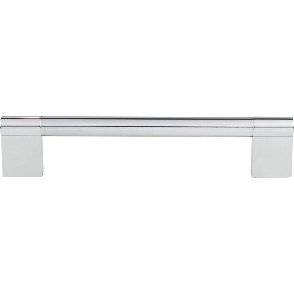 Elements 645-160PC: 160 mm cc Knox Round Bar Cabinet Pull - Polished Chrome