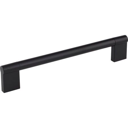Elements 645-192MB: 192 mm cc Knox Round Bar Cabinet Pull - Matte Black