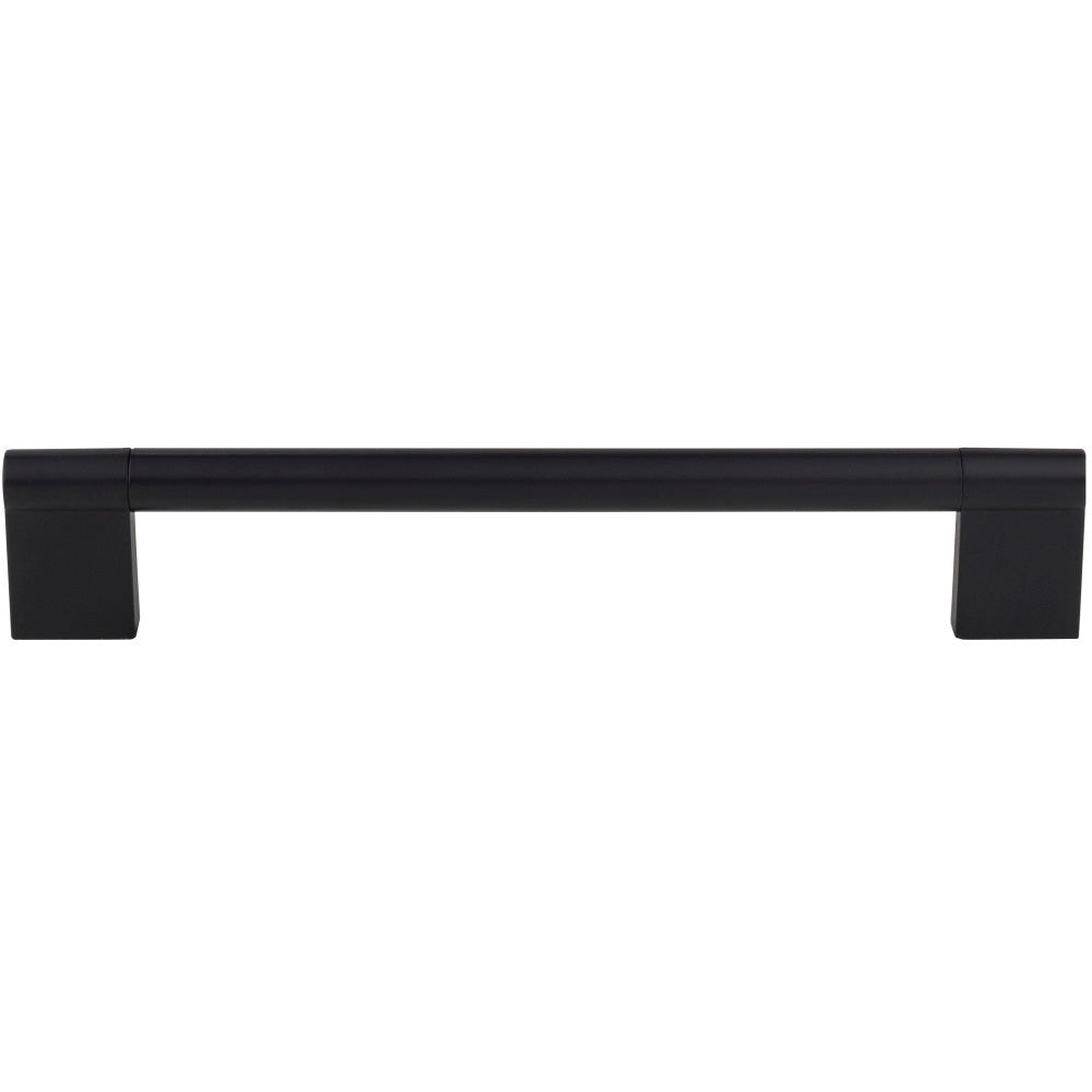Elements 645-192MB: 192 mm cc Knox Round Bar Cabinet Pull - Matte Black