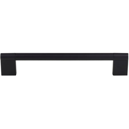 Elements 645-192MB: 192 mm cc Knox Round Bar Cabinet Pull - Matte Black