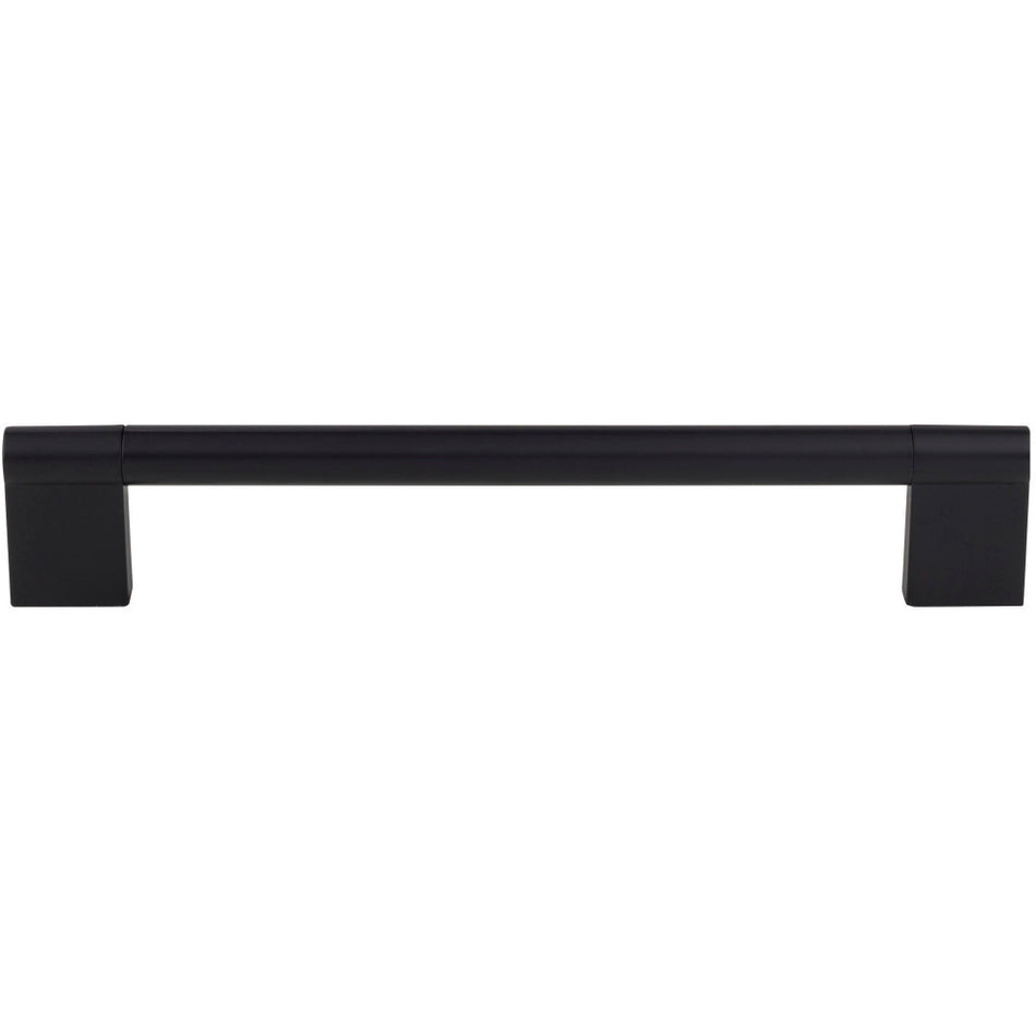 Elements 645-192MB: 192 mm cc Knox Round Bar Cabinet Pull - Matte Black