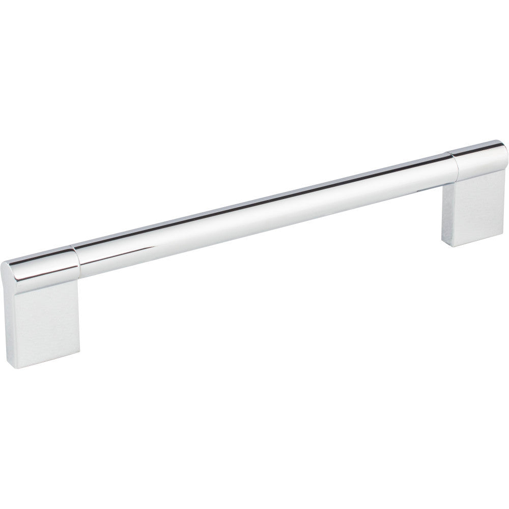 Elements 645-192PC: 192 mm cc Knox Round Bar Cabinet Pull - Polished Chrome