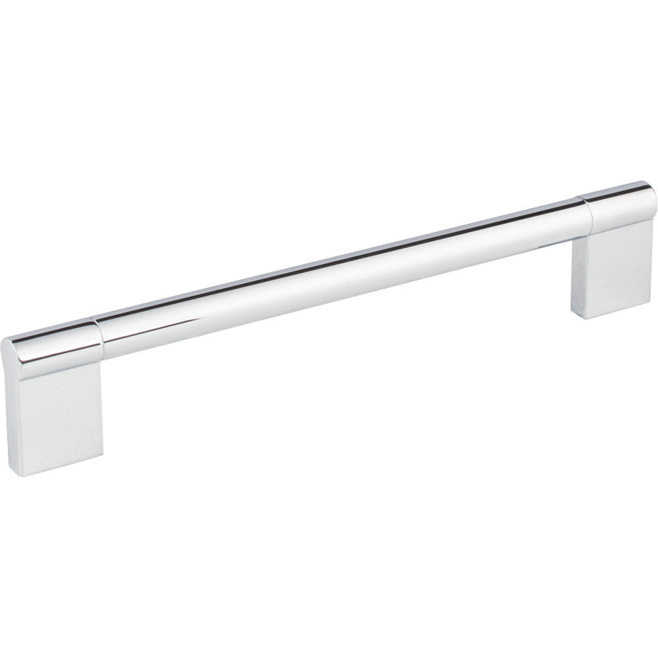 Elements 645-192PC: 192 mm cc Knox Round Bar Cabinet Pull - Polished Chrome