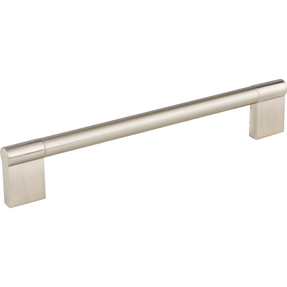 Elements 645-192SN: 192 mm cc Knox Round Bar Cabinet Pull - Satin Nickel