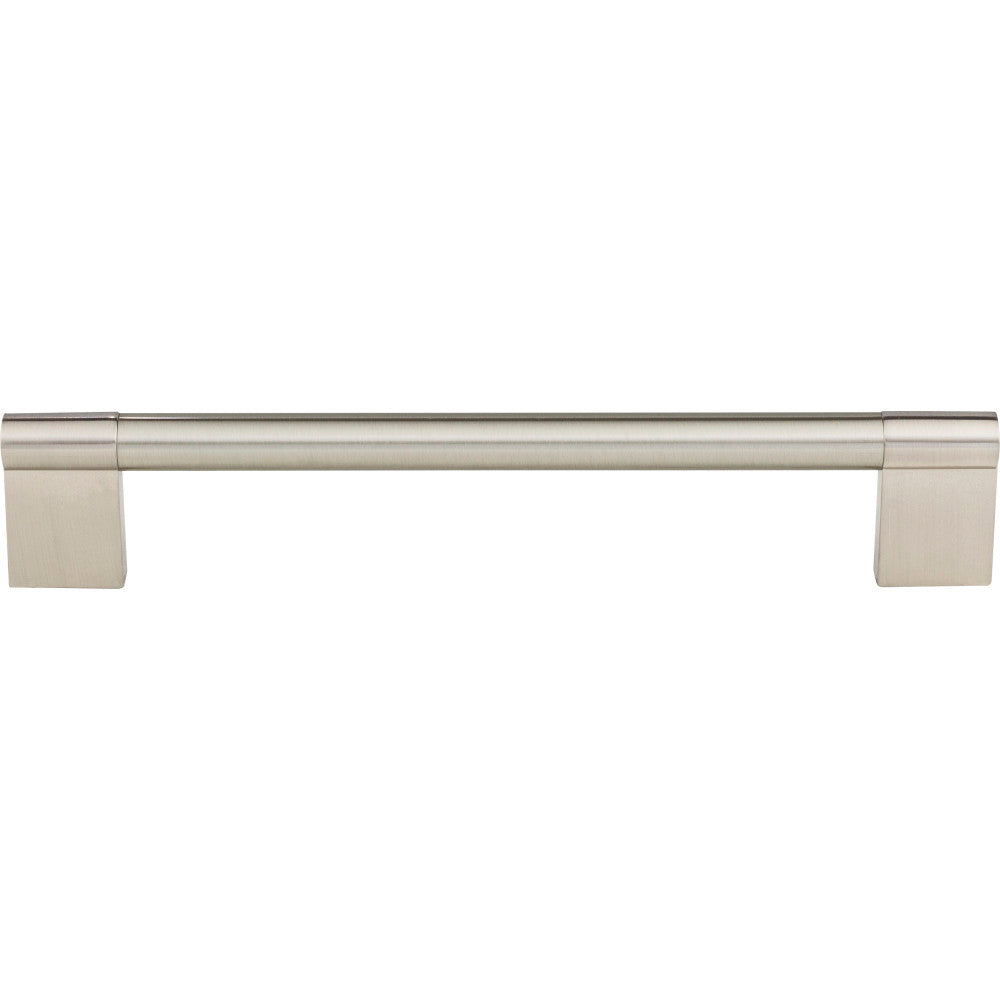 Elements 645-192SN: 192 mm cc Knox Round Bar Cabinet Pull - Satin Nickel