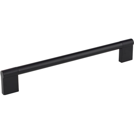 Elements 645-224MB: 224 mm cc Knox Round Bar Cabinet Pull - Matte Black