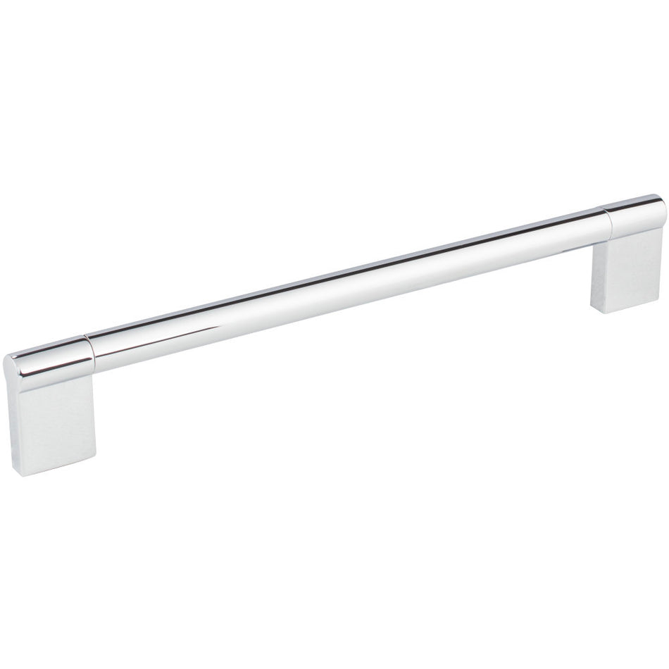 Elements 645-224PC: 224 mm cc Knox Round Bar Cabinet Pull - Polished Chrome