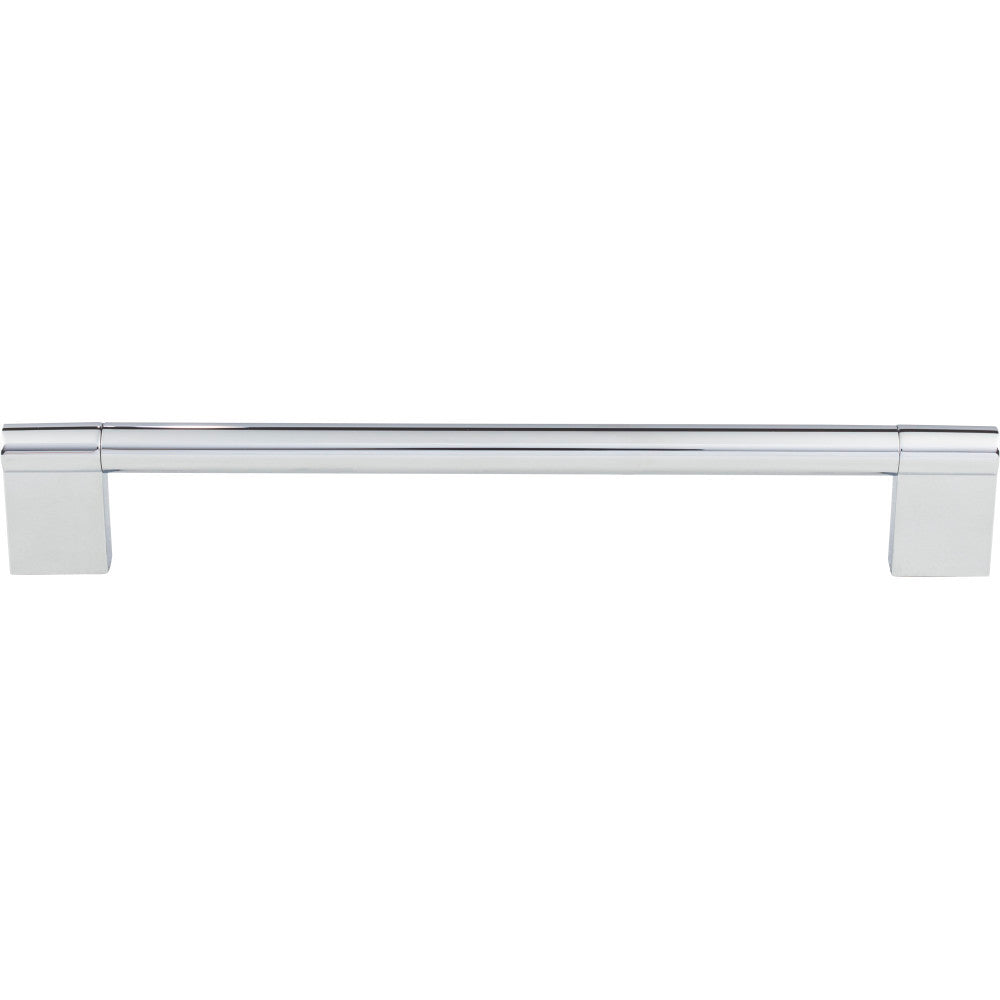 Elements 645-224PC: 224 mm cc Knox Round Bar Cabinet Pull - Polished Chrome