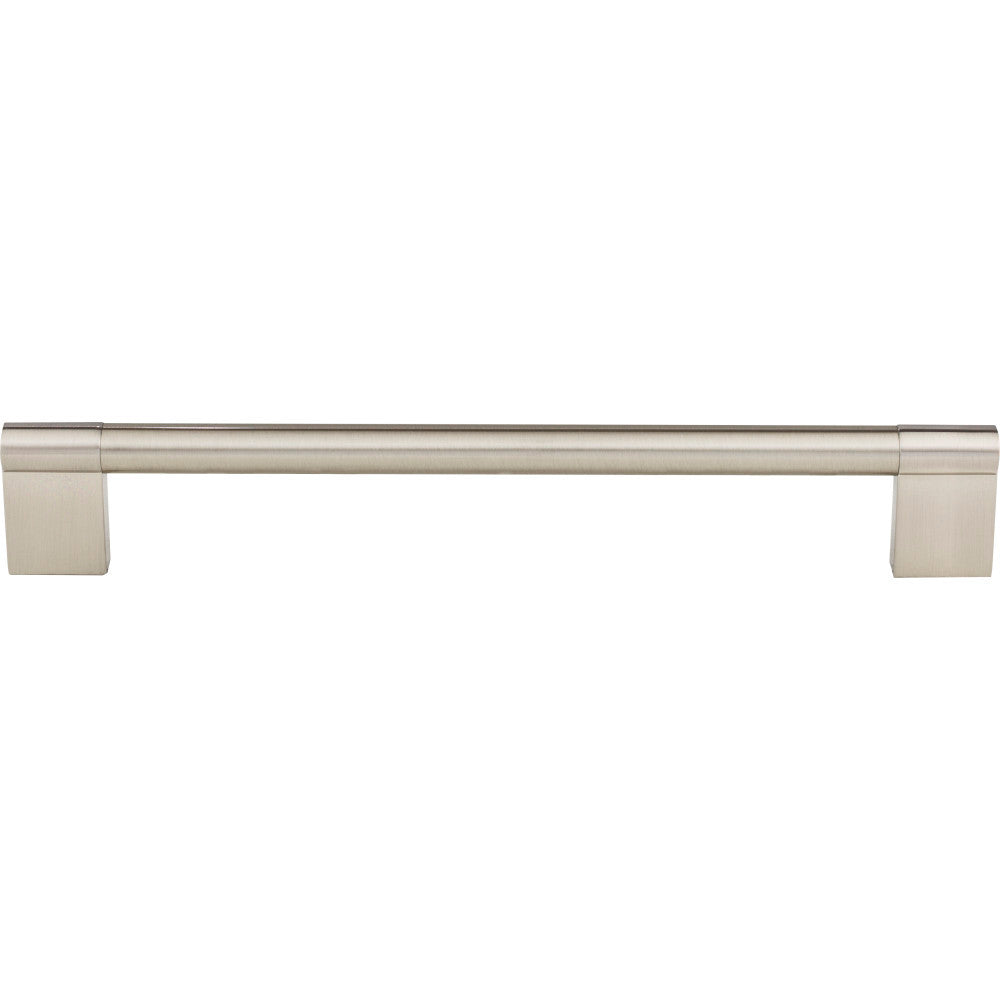 Elements 645-224SN: 224 mm cc Knox Round Bar Cabinet Pull - Satin Nickel