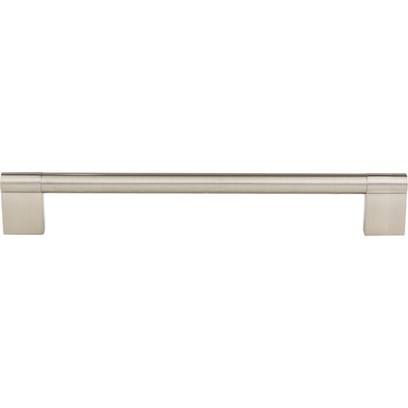 Elements 645-224SN: 224 mm cc Knox Round Bar Cabinet Pull - Satin Nickel