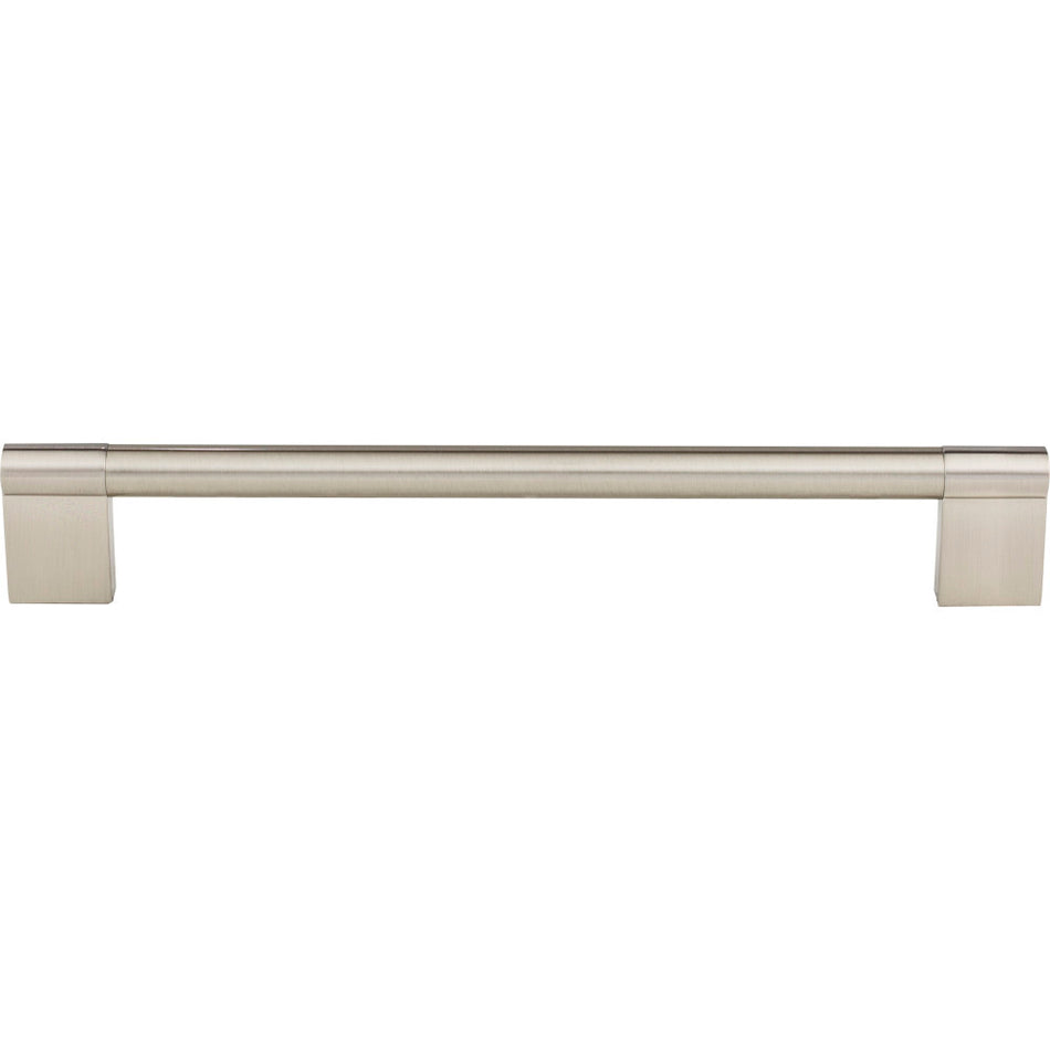 Elements 645-224SN: 224 mm cc Knox Round Bar Cabinet Pull - Satin Nickel