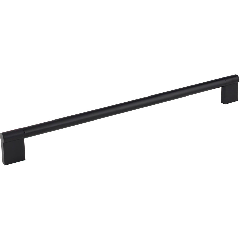 Elements 645-320MB: 320 mm cc Knox Round Bar Cabinet Pull - Matte Black