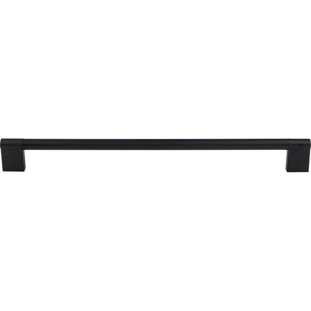 Elements 645-320MB: 320 mm cc Knox Round Bar Cabinet Pull - Matte Black