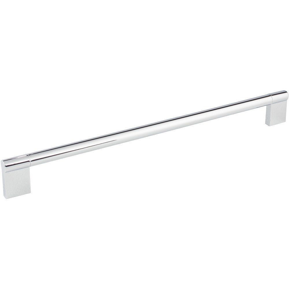 Elements 645-320PC: 320 mm cc Knox Round Bar Cabinet Pull - Polished Chrome